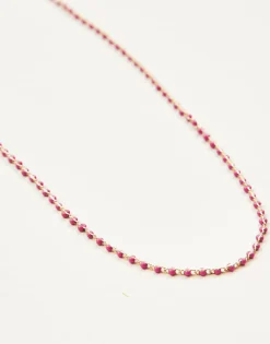 Collar Bolitas Engarzadas