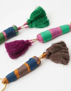 Llavero Cono Y Pompones