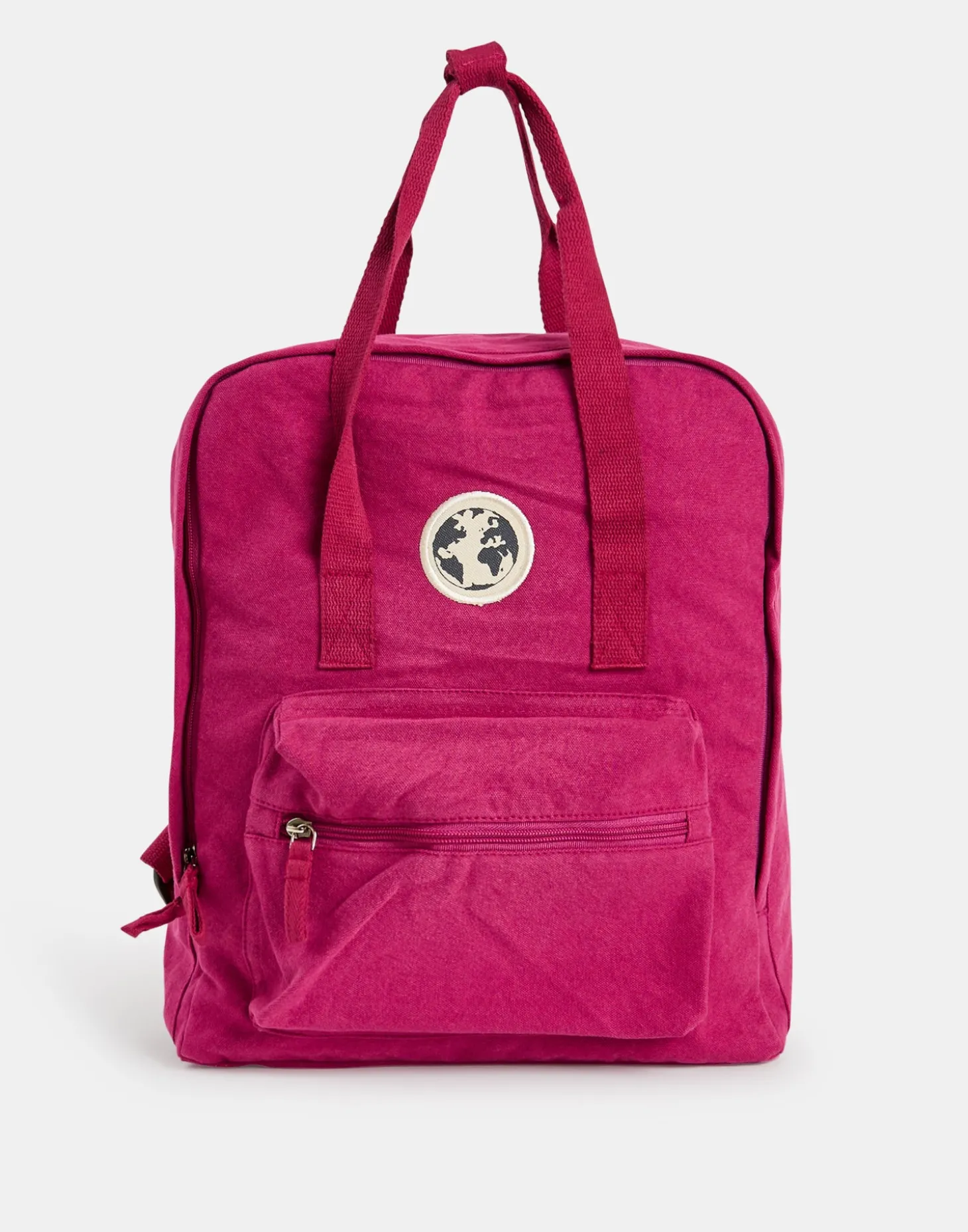 Mochila Cuadrada Canvas Lavado