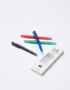 Pack 4 Bolígrafos Borrables