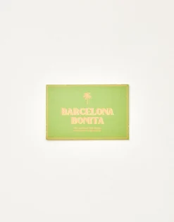 Postal Barcelona Bonita Madera