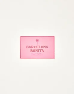 Postal Barcelona Bonita Madera