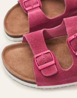 Sandalia Doble Hebilla Ergonómica Piel