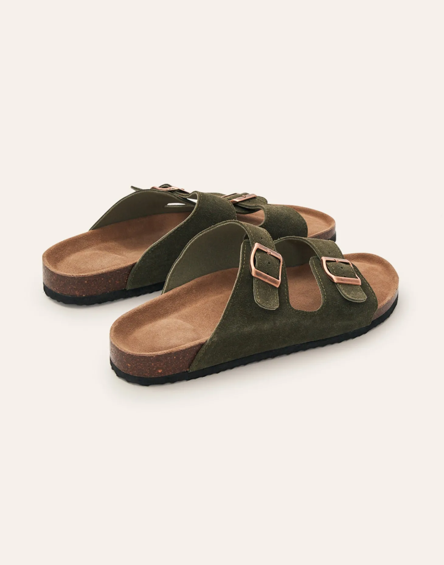 Sandalia Doble Hebilla Ergonómica Hombre