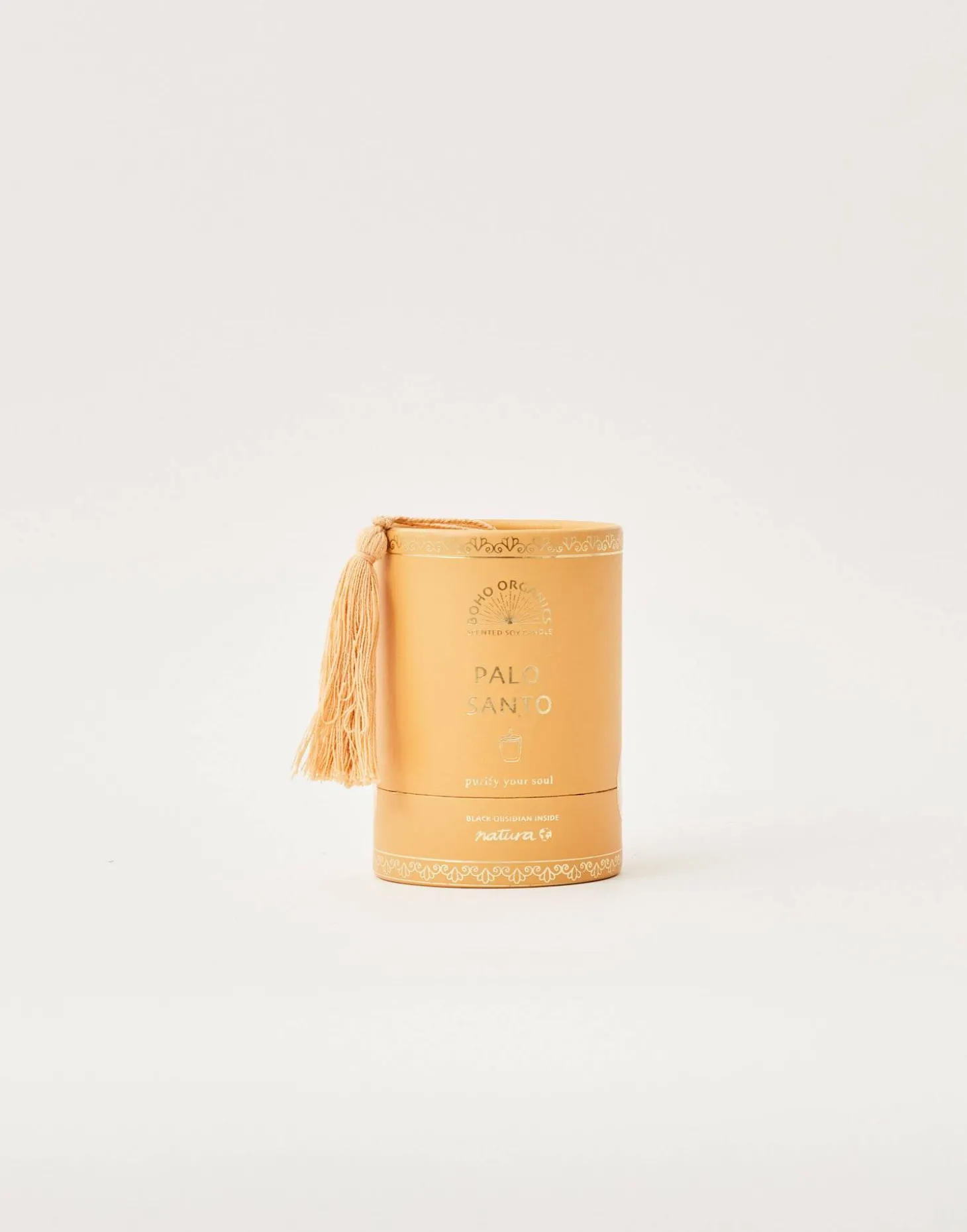 Vela Boho Organics Con Piedra 200gr