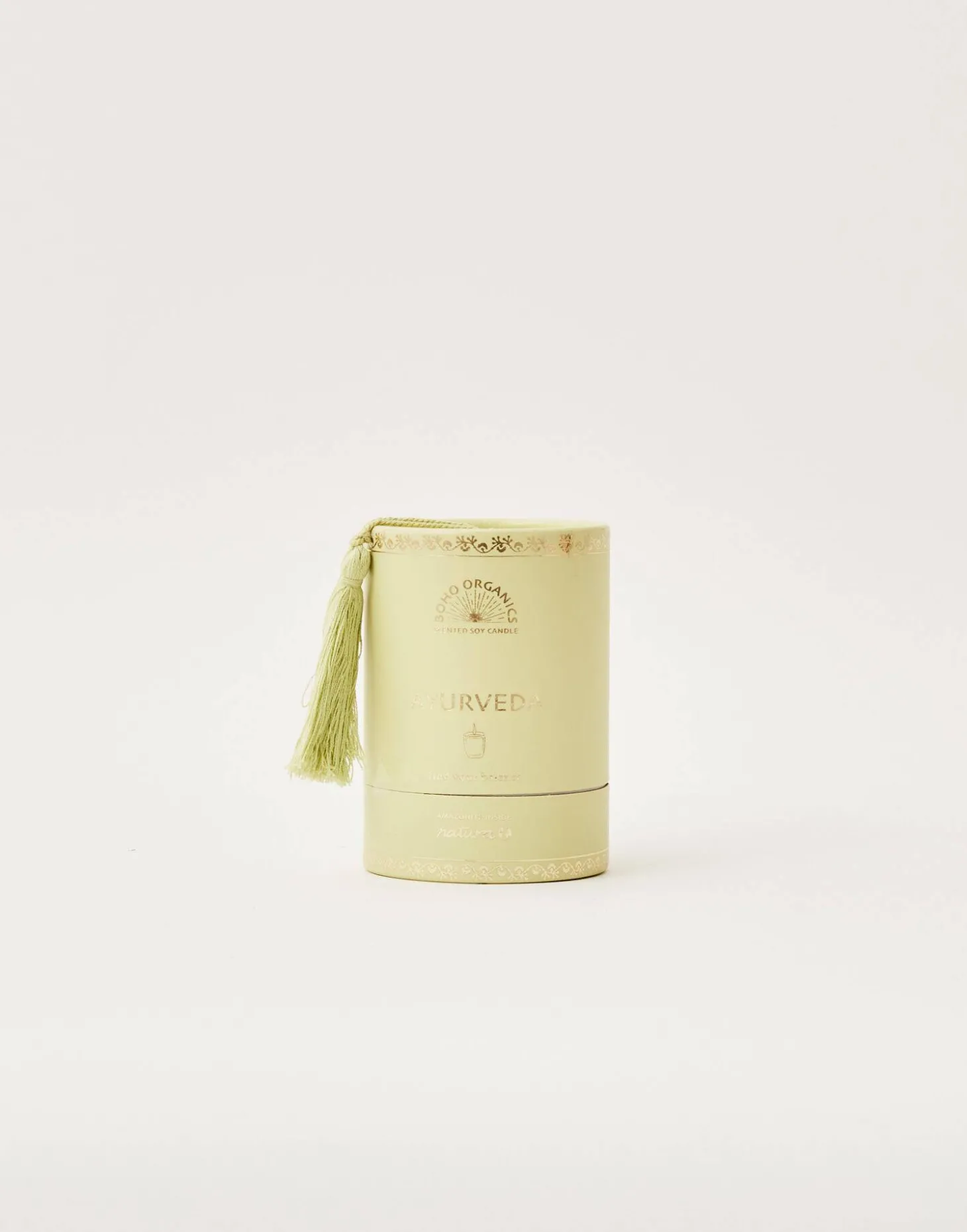 Vela Boho Organics Con Piedra 200gr